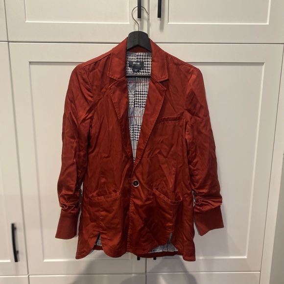 Maeve Anthropologie satin blazer - Picture 3 of 6